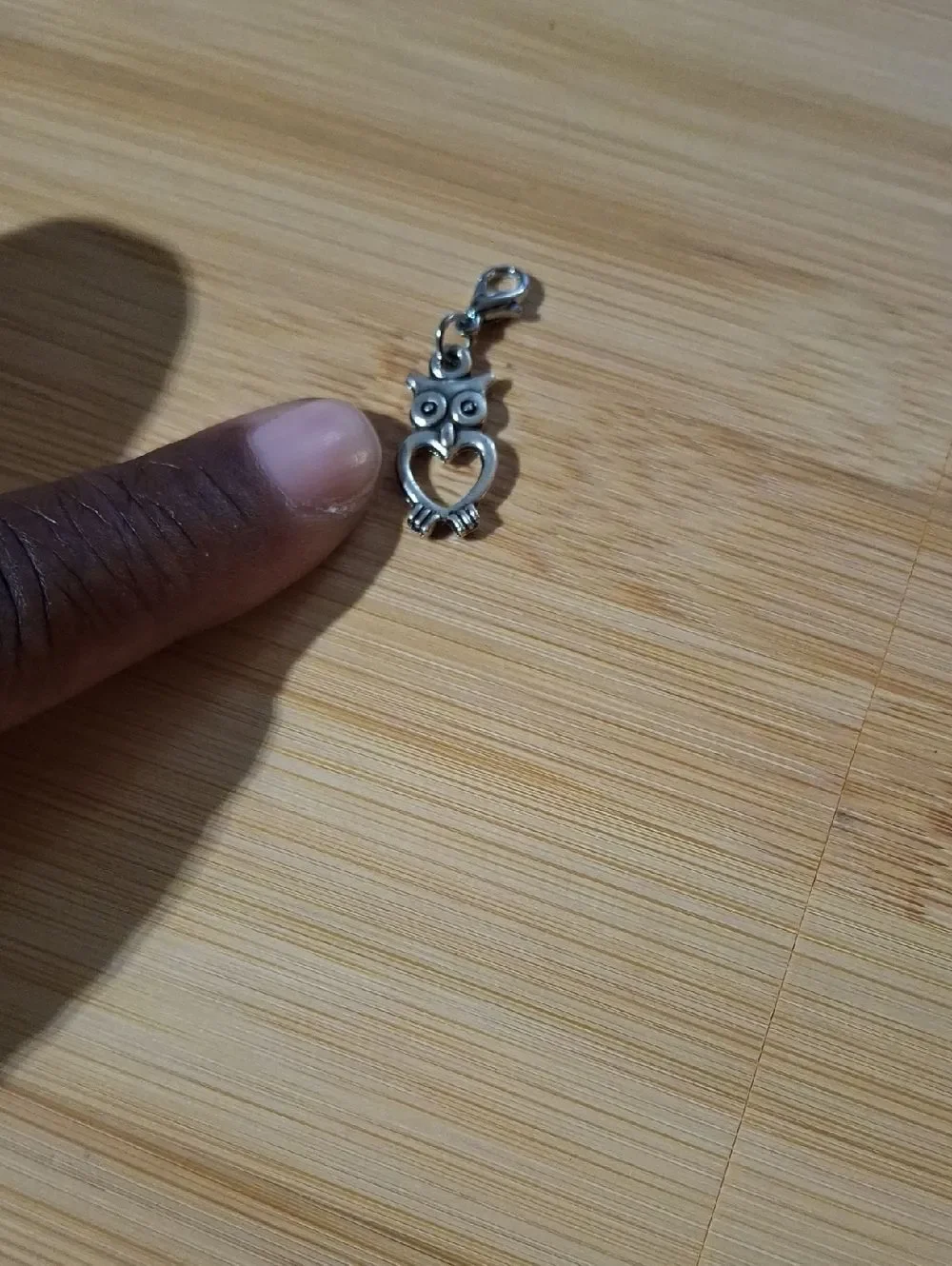 Owl Heart Dangle For Floating Lockets
